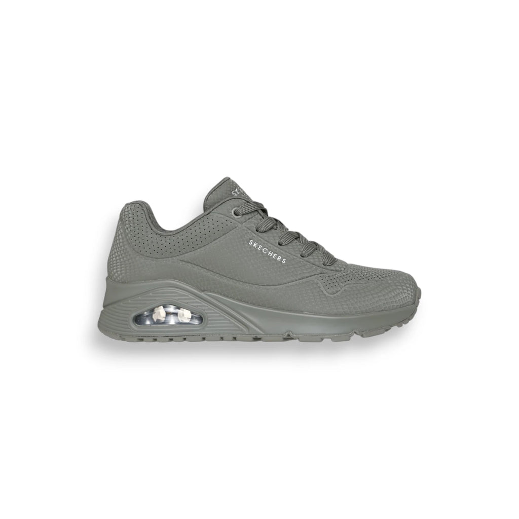 '- ["Donna","FW25","Scarpe","Scarpe sportive","Skechers"] - Scarpe sportive Donna Skechers Uno - Shiny Scale Olive 177861-OLV - Lupis SRL