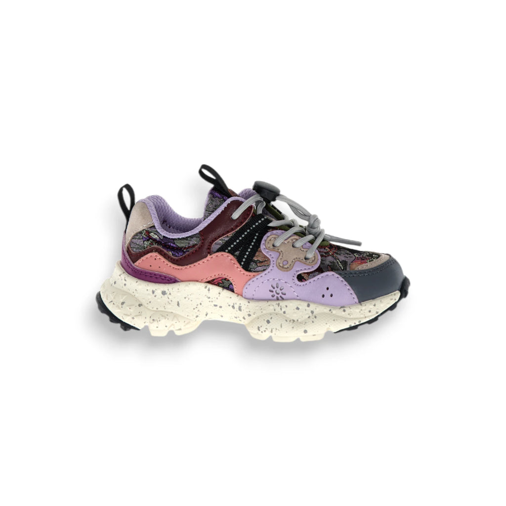 '- ["Donna","Flower Mountain","FW25","Scarpe","Scarpe sportive"] - Scarpe sportive Kids Flower Mountain Yamano 3 Junior Grey Lilac 2015497-50-1B11 - Lupis SRL