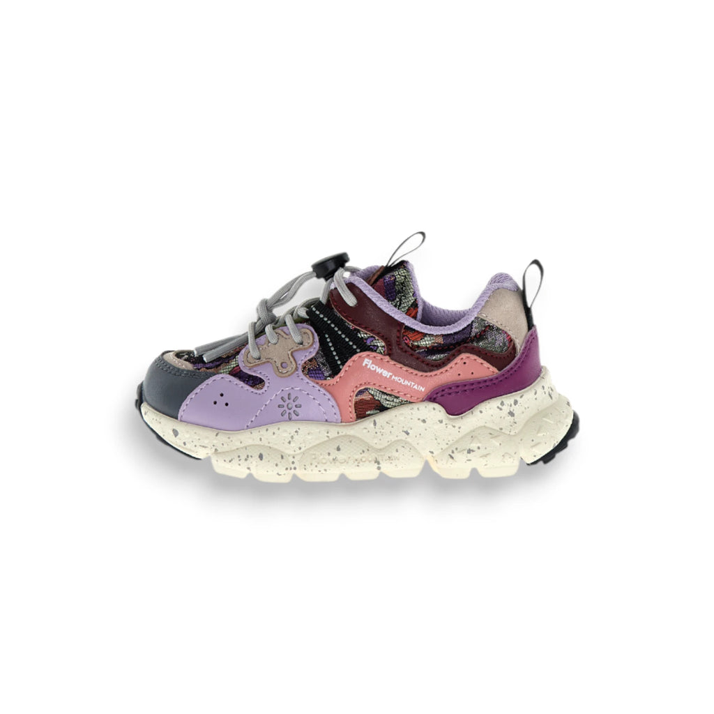'- ["Donna","Flower Mountain","FW25","Scarpe","Scarpe sportive"] - Scarpe sportive Kids Flower Mountain Yamano 3 Junior Grey Lilac 2015497-50-1B11 - Lupis SRL