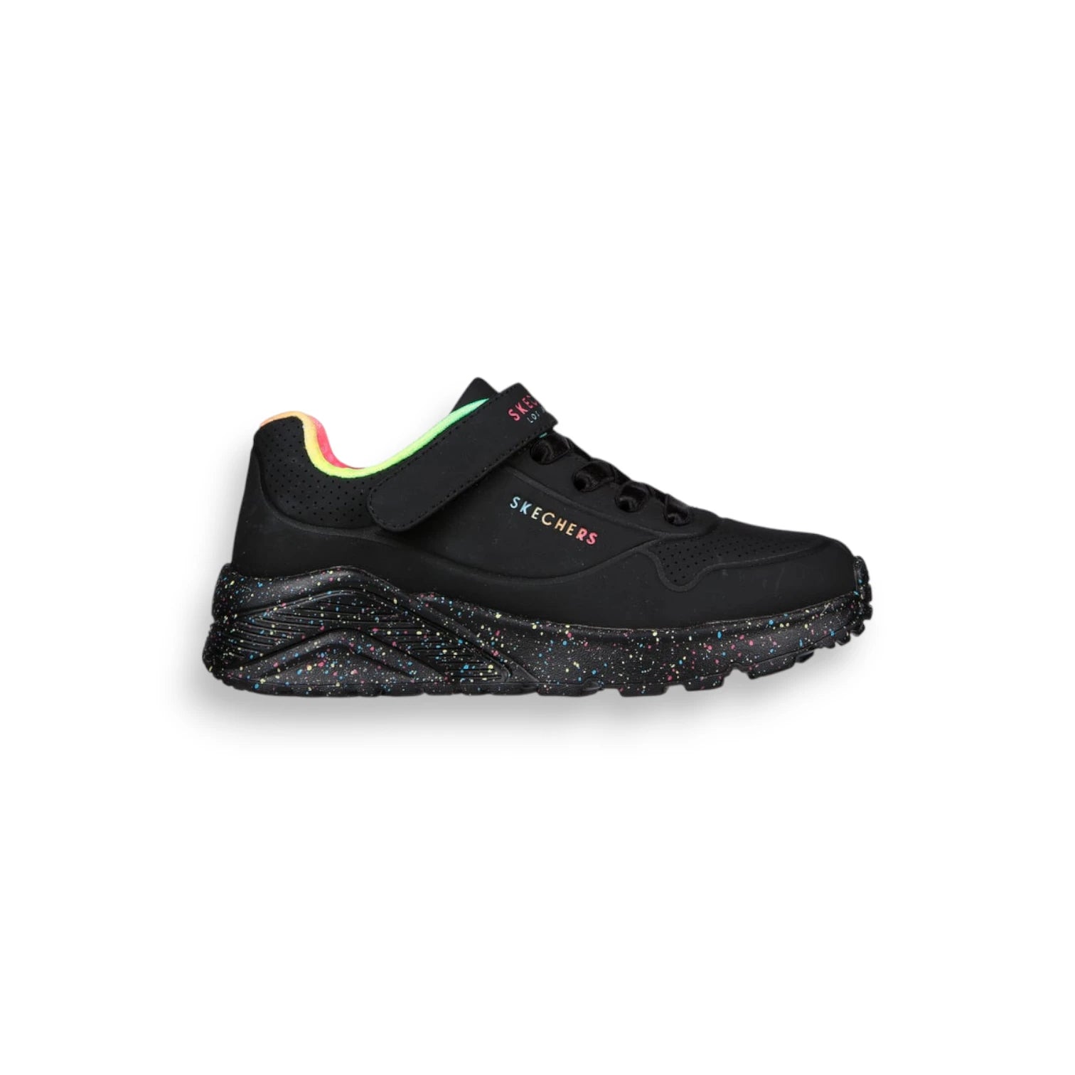 '- ["Donna","FW25","Kids","Scarpe","Scarpe sportive","Skechers"] - Scarpe sportive Kids Skechers Uno Lite - Rainbow Speck 310457L-BKMT - Lupis SRL