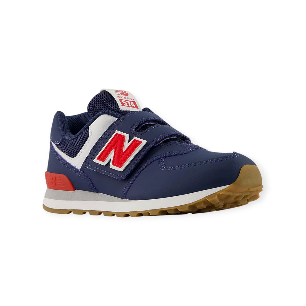 '- ["FW25","Kids","New Balance","Scarpe","Scarpe sportive"] - Scarpe sportive Kids New Balance Lifestyle NB Leather Navy PV574NF - Lupis SRL