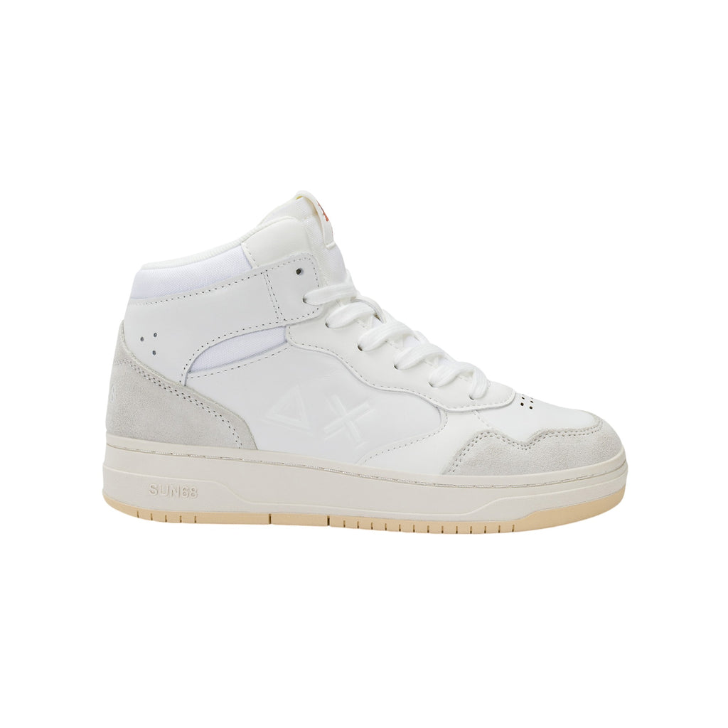 '- ["FW25","Kids","Scarpe","Scarpe sportive","Sneakers","Sun68"] - Scarpe sportive Sun68 Boy'S Big Basket Evo Mid Teen Bianco Z45350T-01 - Lupis SRL