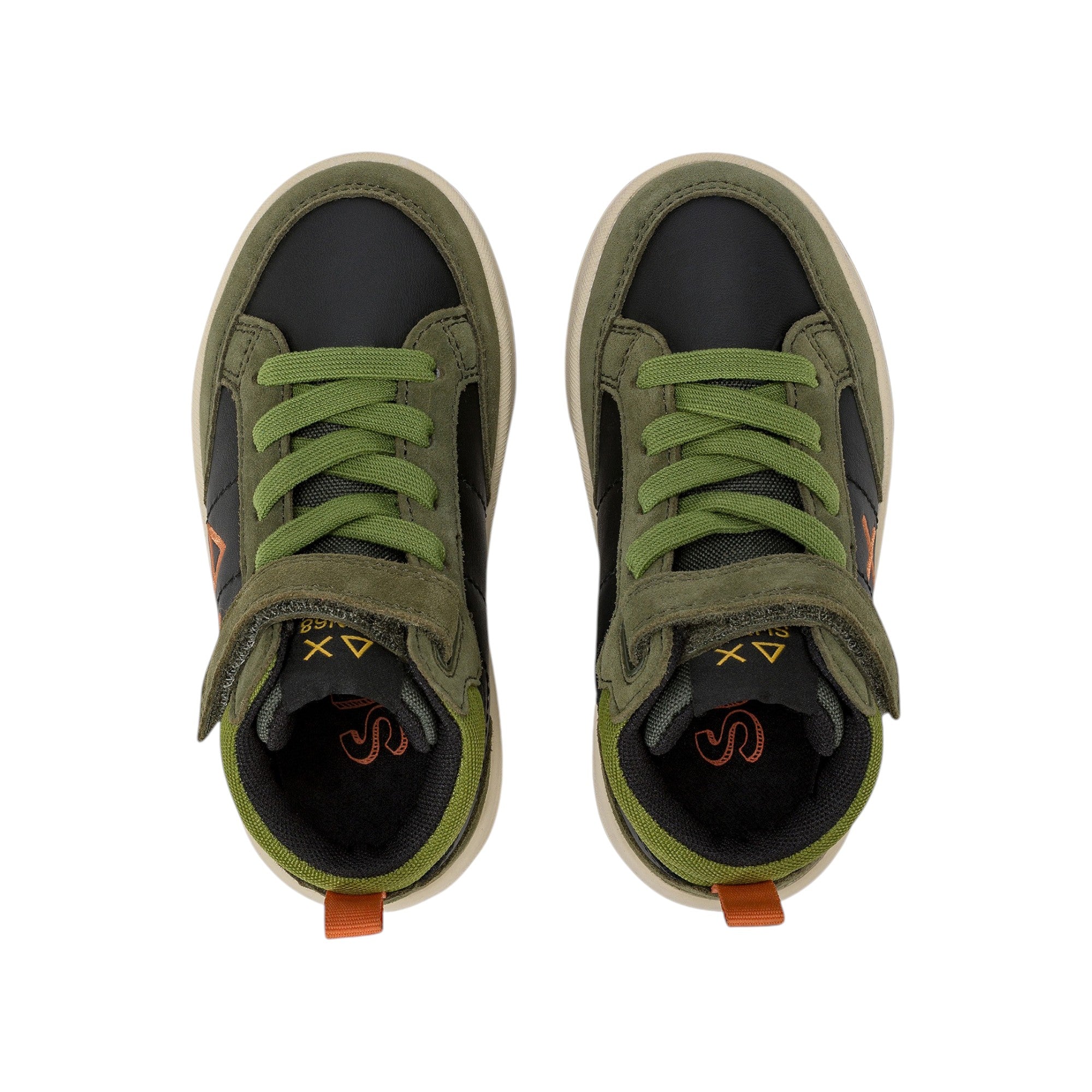 '- ["FW25","Kids","Scarpe","Scarpe sportive","Sneakers","Sun68"] - Scarpe sportive Sun68 Boy'S Genius Mid Baby Militare Scuro Z45335B-74 - Lupis SRL