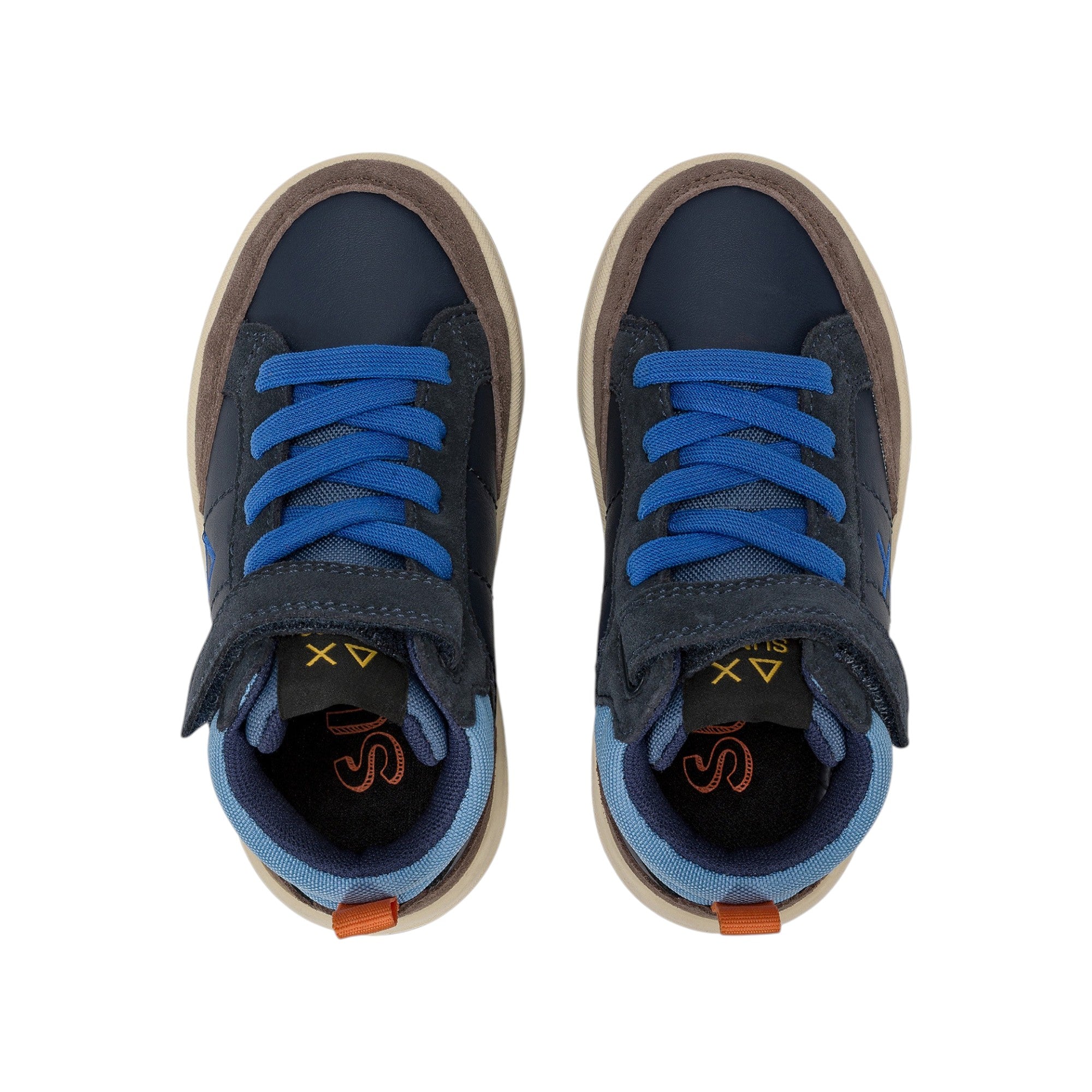 '- ["FW25","Kids","Scarpe","Scarpe sportive","Sneakers","Sun68"] - Scarpe sportive Sun68 Boy'S Genius Mid Baby Navy Blue Z45335B-07 - Lupis SRL
