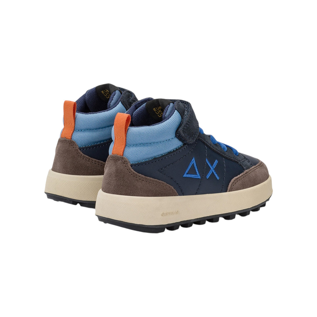 '- ["FW25","Kids","Scarpe","Scarpe sportive","Sneakers","Sun68"] - Scarpe sportive Sun68 Boy'S Genius Mid Baby Navy Blue Z45335B-07 - Lupis SRL