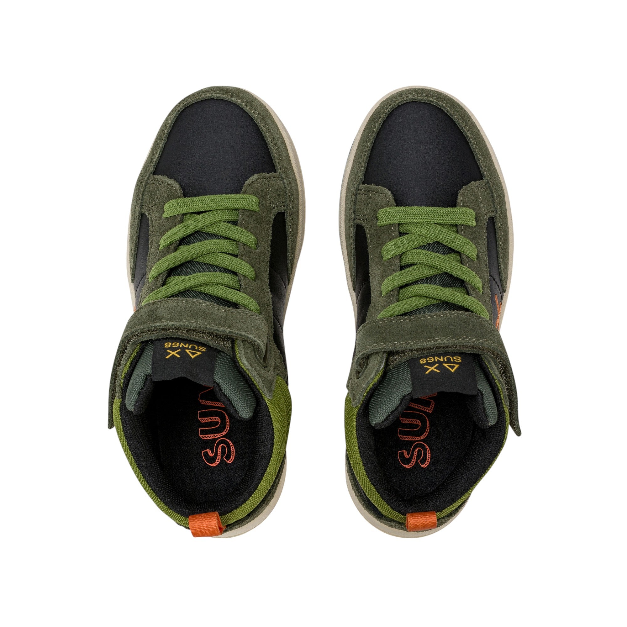 '- ["FW25","Kids","Scarpe","Scarpe sportive","Sneakers","Sun68"] - Scarpe sportive Sun68 Boy'S Genius Mid Kid Militare Scuro Z45335K-74 - Lupis SRL