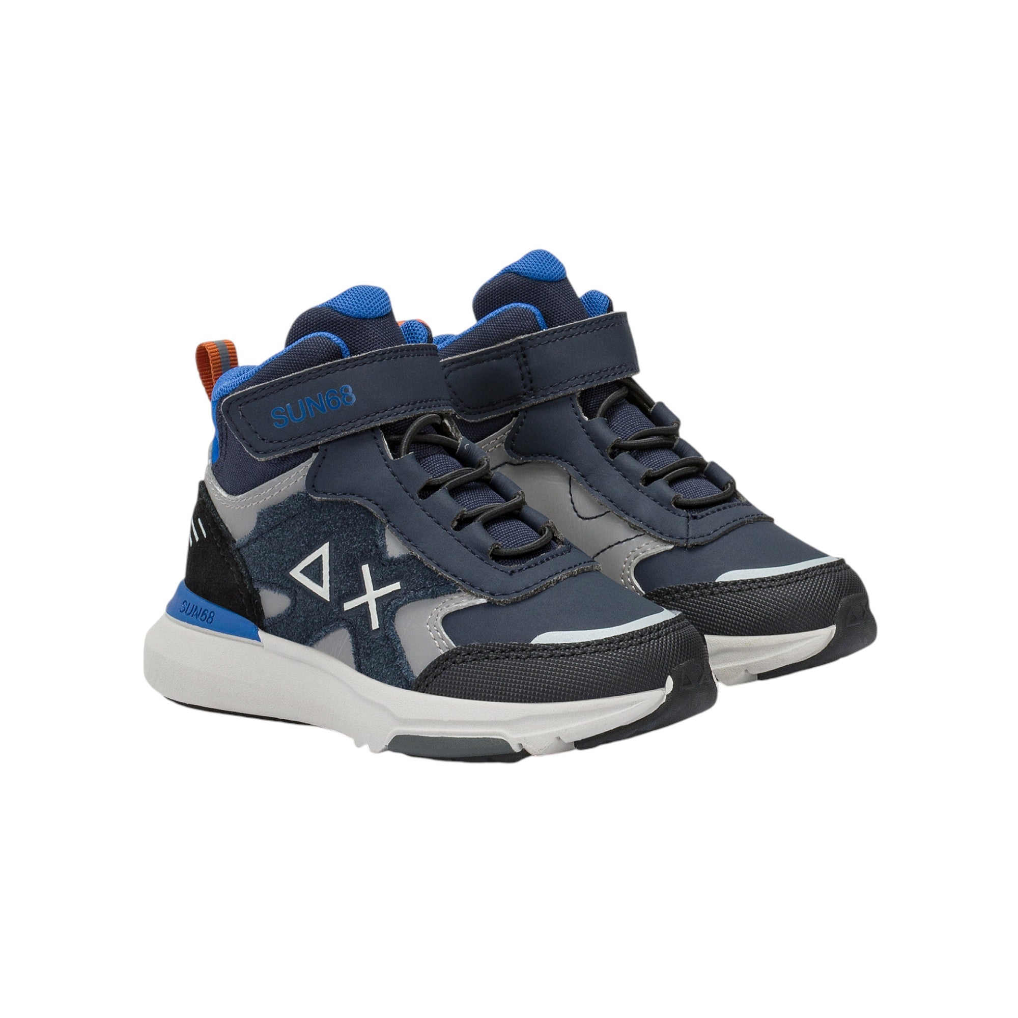 '- ["FW25","Kids","Scarpe","Scarpe sportive","Sneakers","Sun68"] - Scarpe sportive Sun68 Boy'S Niki 2.0 Winter Mid Baby Navy Blue Z45321B-07 - Lupis SRL