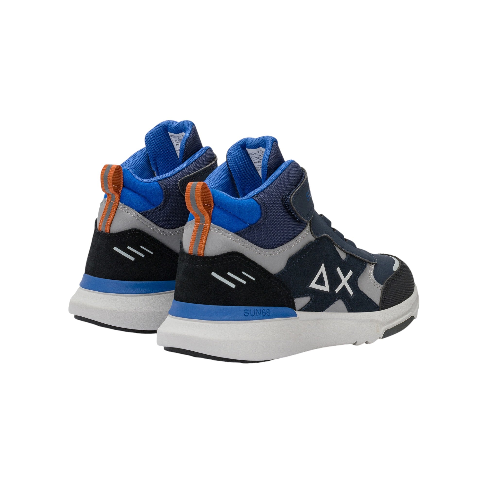 '- ["FW25","Kids","Scarpe","Scarpe sportive","Sneakers","Sun68"] - Scarpe sportive Sun68 Boy'S Niki 2.0 Winter Mid Kid Navy Blue Z45321K-07 - Lupis SRL