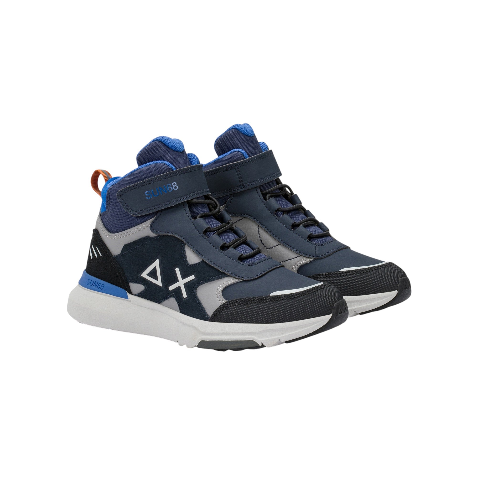 '- ["FW25","Kids","Scarpe","Scarpe sportive","Sneakers","Sun68"] - Scarpe sportive Sun68 Boy'S Niki 2.0 Winter Mid Kid Navy Blue Z45321K-07 - Lupis SRL
