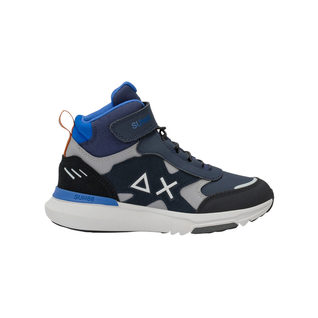 '- ["FW25","Kids","Scarpe","Scarpe sportive","Sneakers","Sun68"] - Scarpe sportive Sun68 Boy'S Niki 2.0 Winter Mid Kid Navy Blue Z45321K-07 - Lupis SRL
