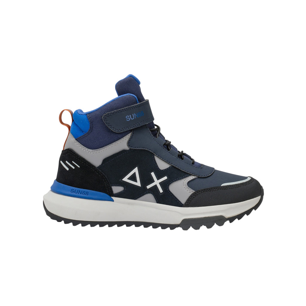 '- ["FW25","Kids","Scarpe","Scarpe sportive","Sneakers","Sun68"] - Scarpe sportive Sun68 Boy'S Niki 2.0 Winter Mid Teen Navy Blue Z45321T-07 - Lupis SRL