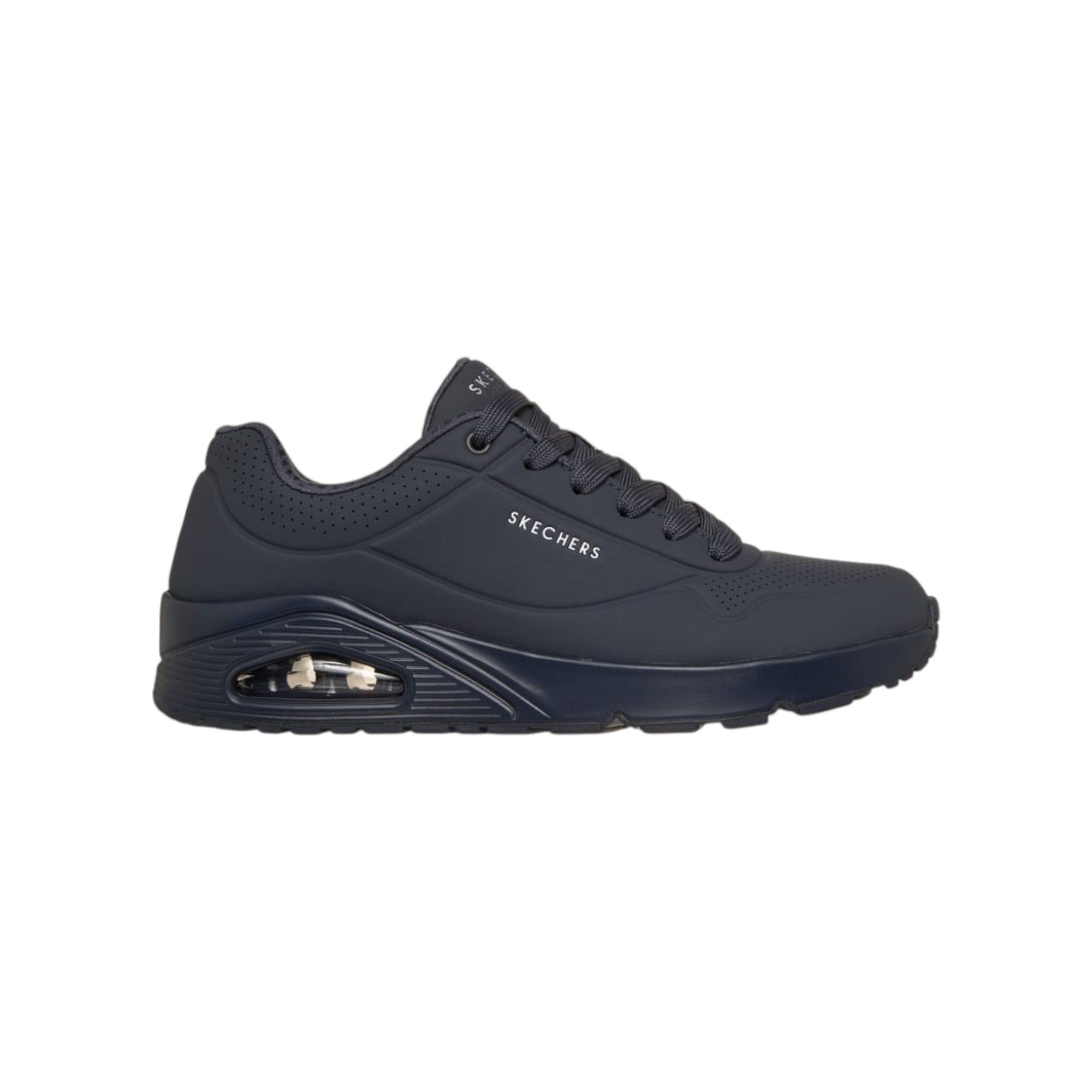 '- ["FW25","Scarpe","Scarpe sportive","Skechers","Uomo"] - Scarpe sportive Uomo Skechers Uno - Stand On Air Navy 52458-DKNV - Lupis SRL