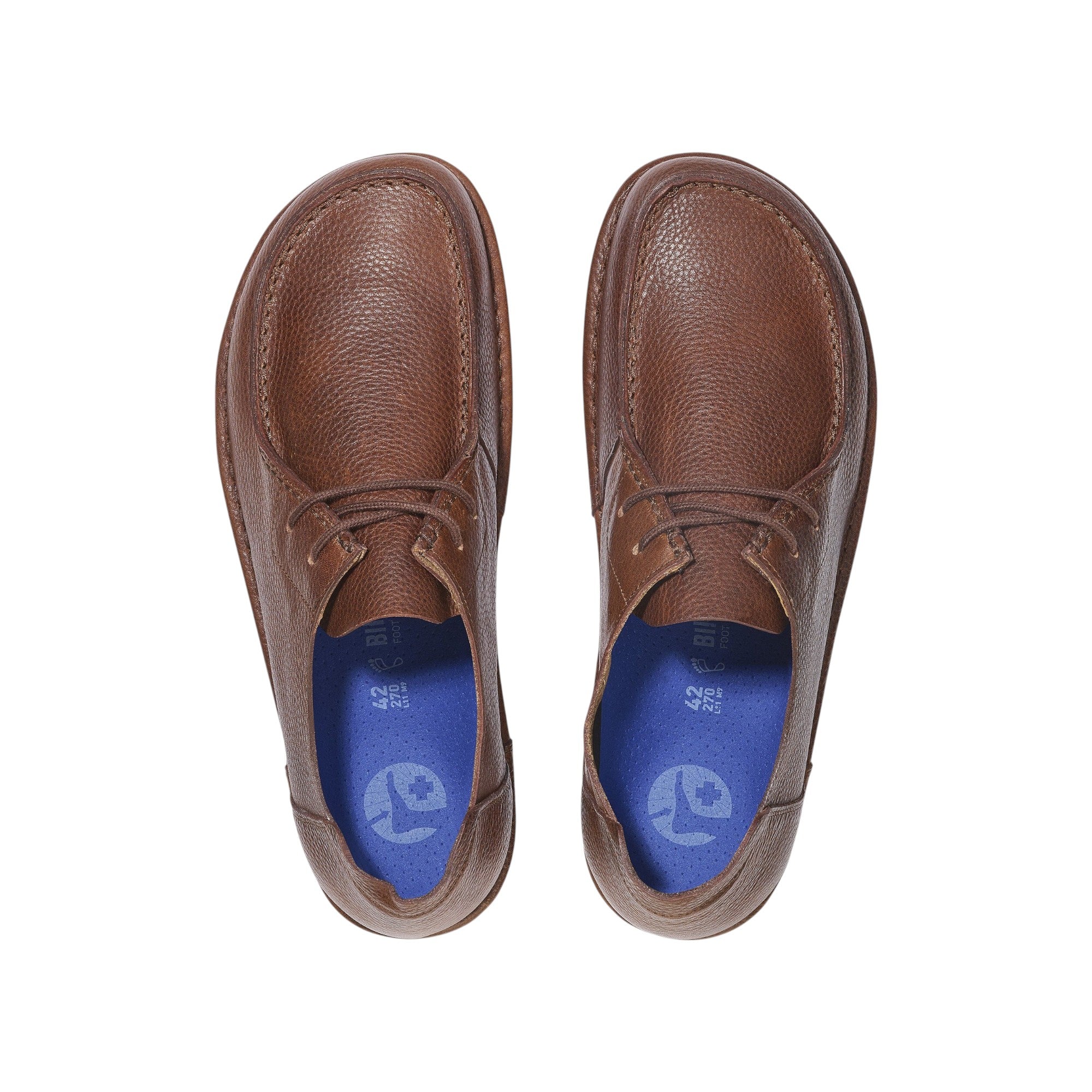 '- ["Birkenstock","Derby","FW25","Polacco","Scarpe","Scarpe stringate","Uomo"] - Scarpe stringate Uomo Birkenstock Utti Lace Pelle Roast 1029679 - Lupis SRL