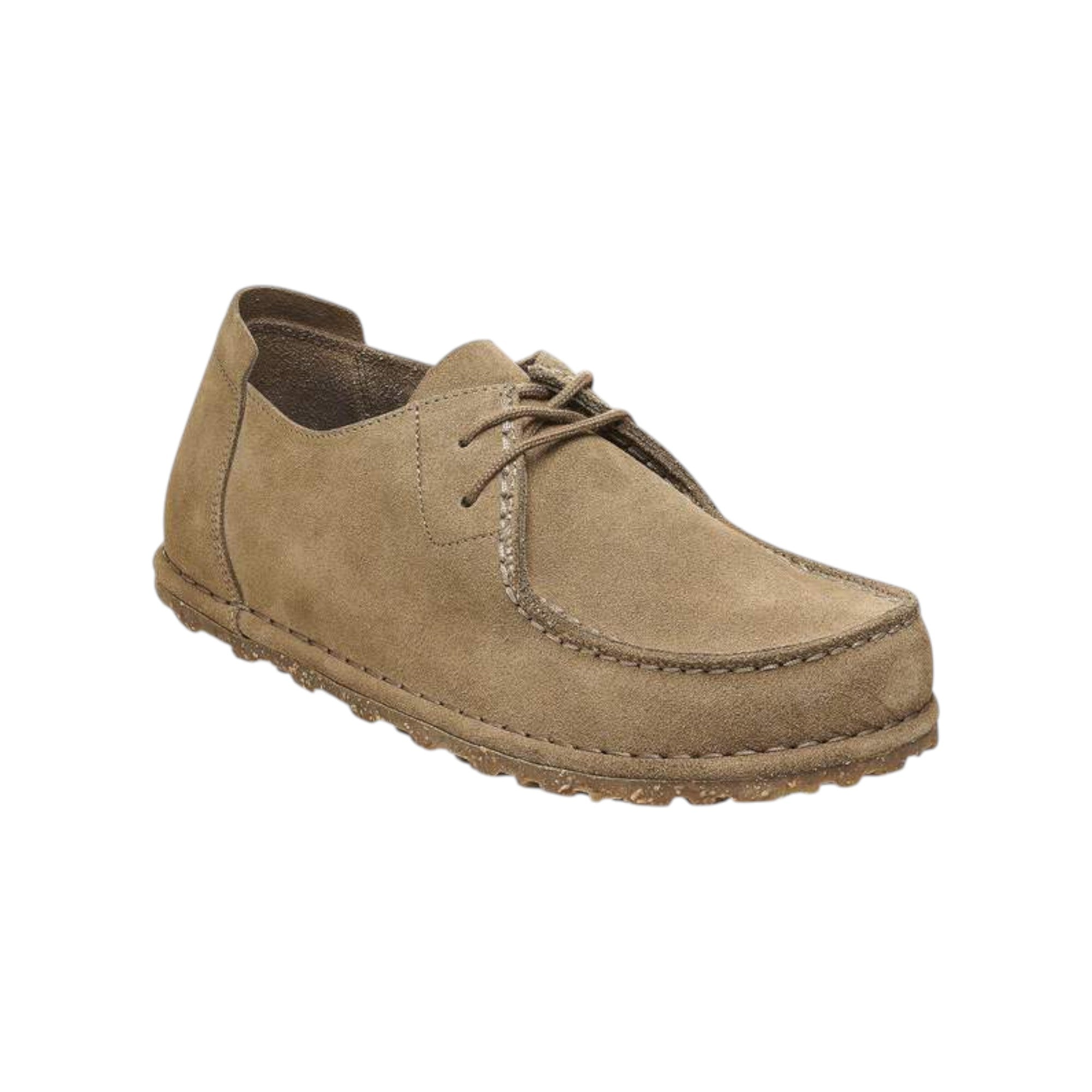 Scarpe stringate Uomo Birkenstock Utti Lace Seude Leather Gray Taupe 1027274