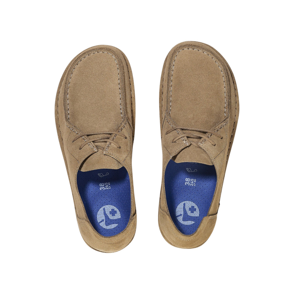 '- ["Birkenstock","Derby","FW25","Polacco","Scarpe","Scarpe stringate","Uomo"] - Scarpe stringate Uomo Birkenstock Utti Lace Seude Leather Gray Taupe 1027321 - Lupis SRL