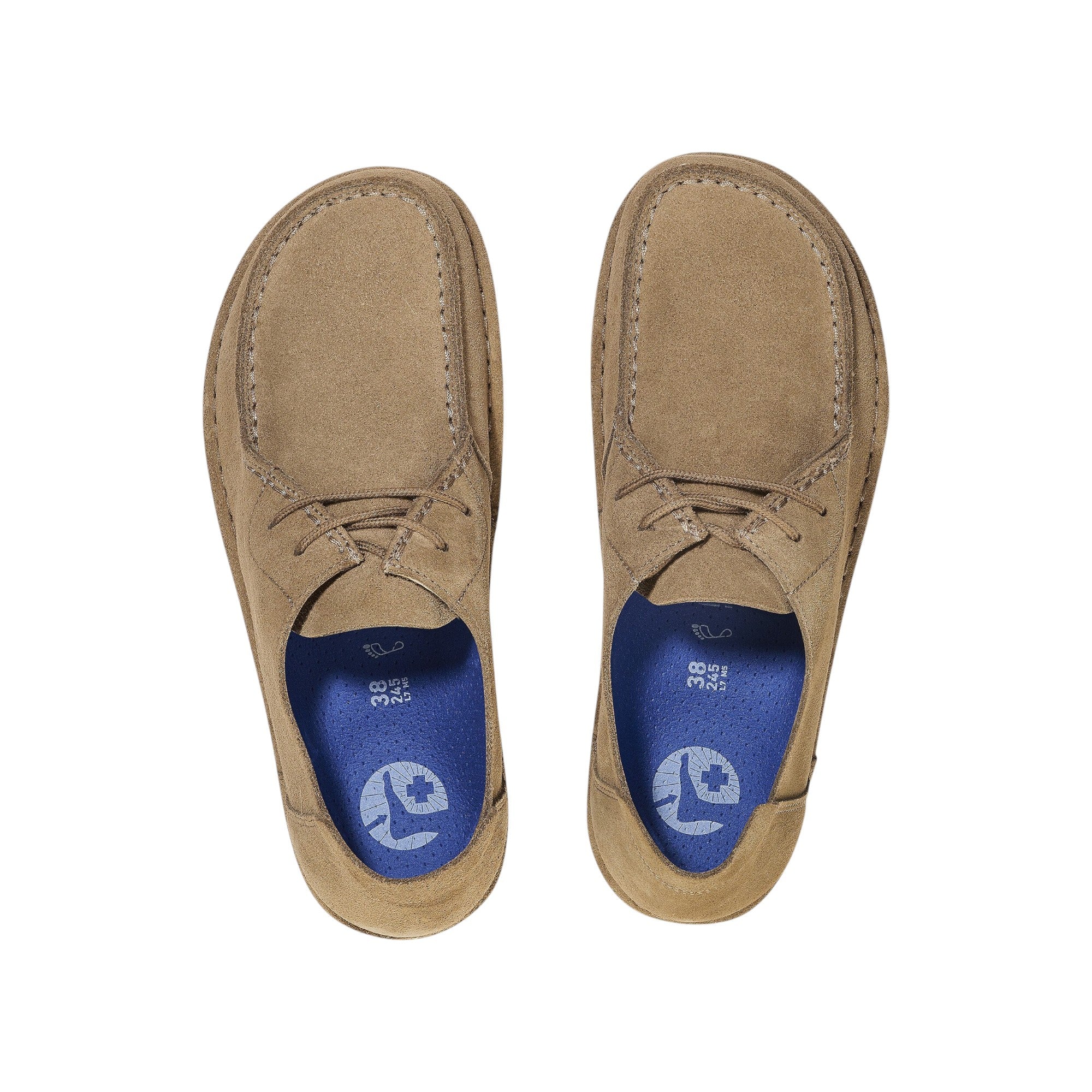 '- ["Birkenstock","Derby","FW25","Polacco","Scarpe","Scarpe stringate","Uomo"] - Scarpe stringate Uomo Birkenstock Utti Lace Seude Leather Gray Taupe 1027321 - Lupis SRL
