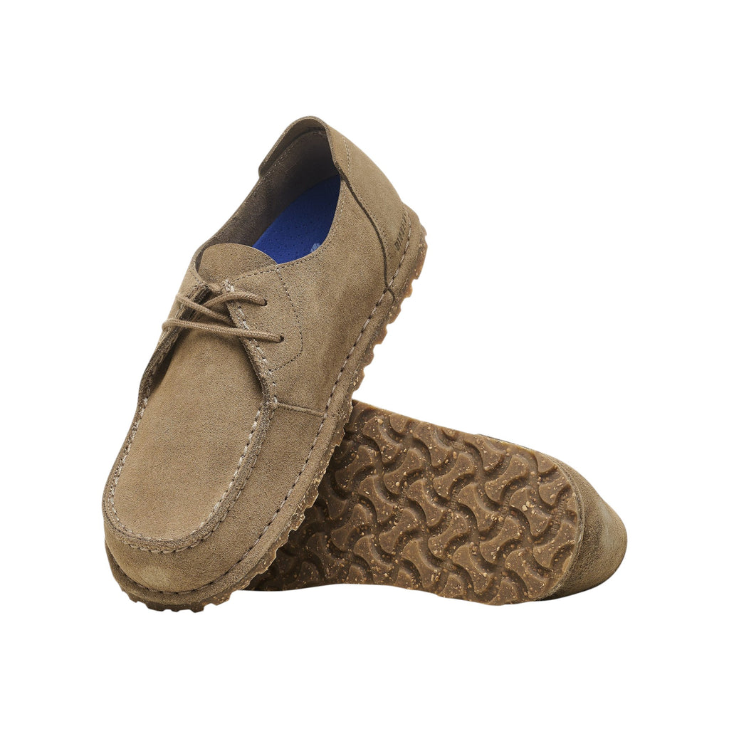 '- ["Birkenstock","Derby","FW25","Polacco","Scarpe","Scarpe stringate","Uomo"] - Scarpe stringate Uomo Birkenstock Utti Lace Seude Leather Gray Taupe 1027321 - Lupis SRL