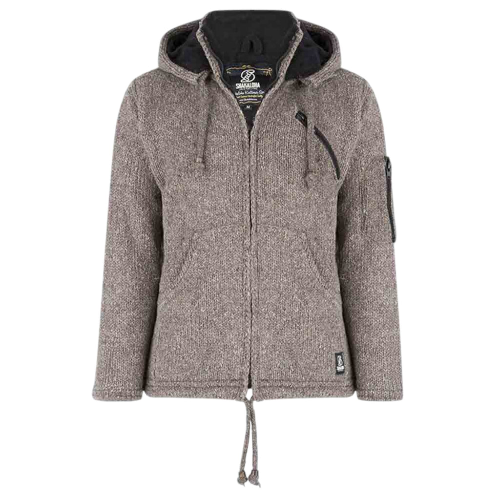'- ["Abbigliamento","Giacche","Uomo"] - Shakaloha M Crush Ziphood LBrown - Lupis SRL