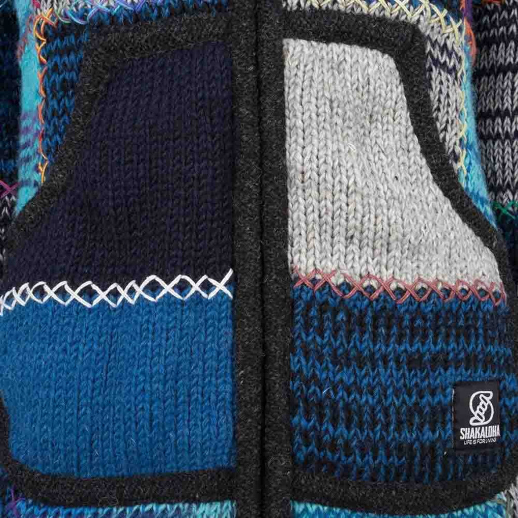 '- ["Abbigliamento","Donna","Giacche","Nuovo","Shakaloha"] - Shakaloha W Patch NH Mix Blue - Lupis SRL