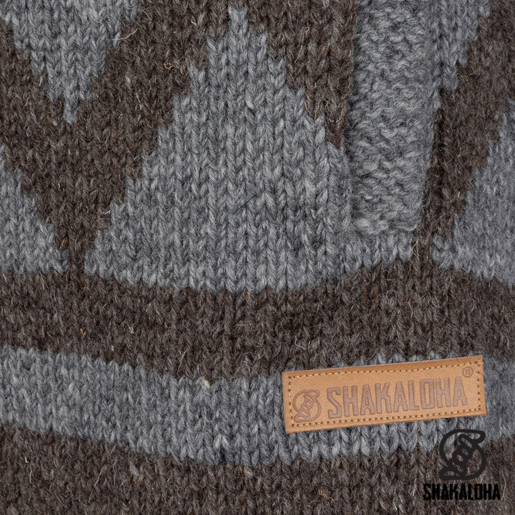 '- ["Abbigliamento","Donna","Giacche","Shakaloha","Ultima Taglia"] - Shakaloha W Pendle ZH GreyLBrown - Lupis SRL