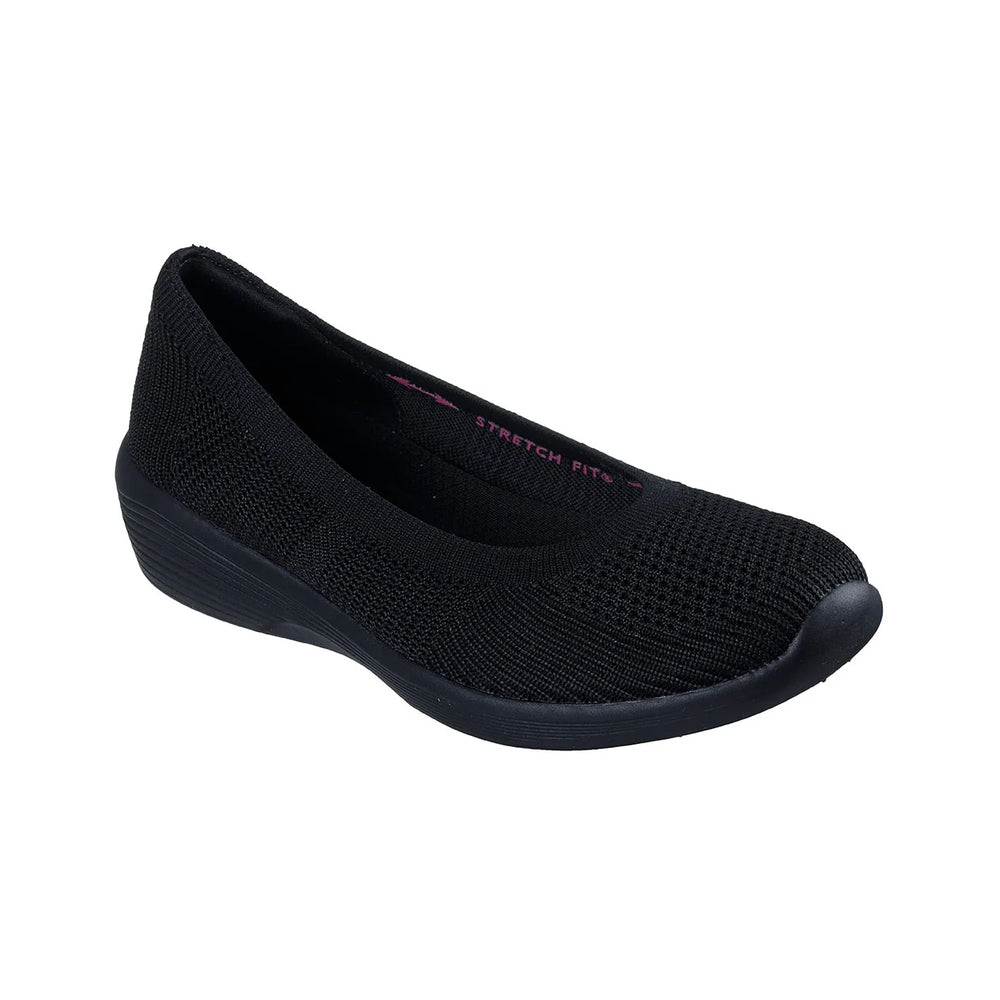 Skechers Women's Arya Fancyyou Black Ballet Flats 158987-BBK