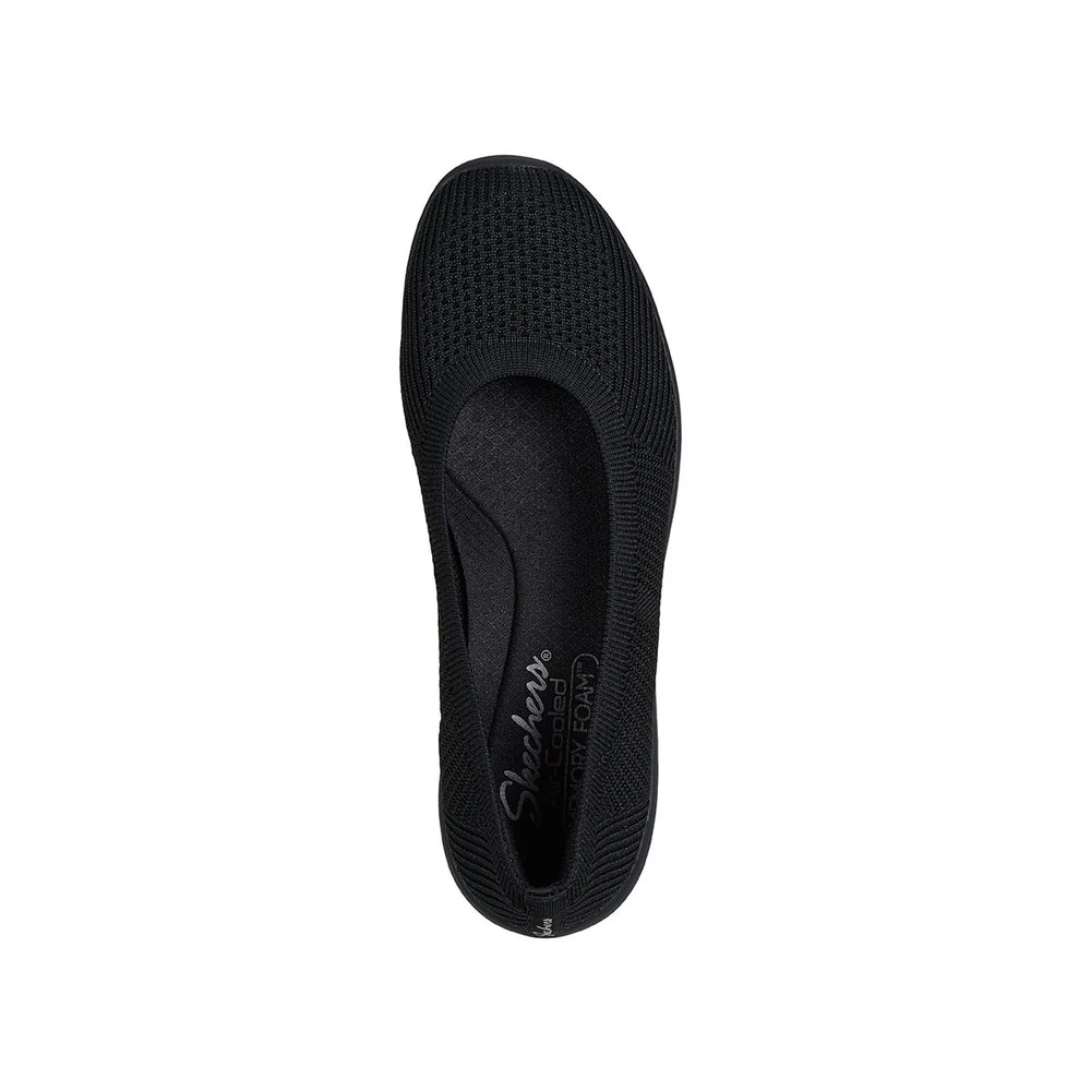 Skechers Women's Arya Fancyyou Black Ballet Flats 158987-BBK