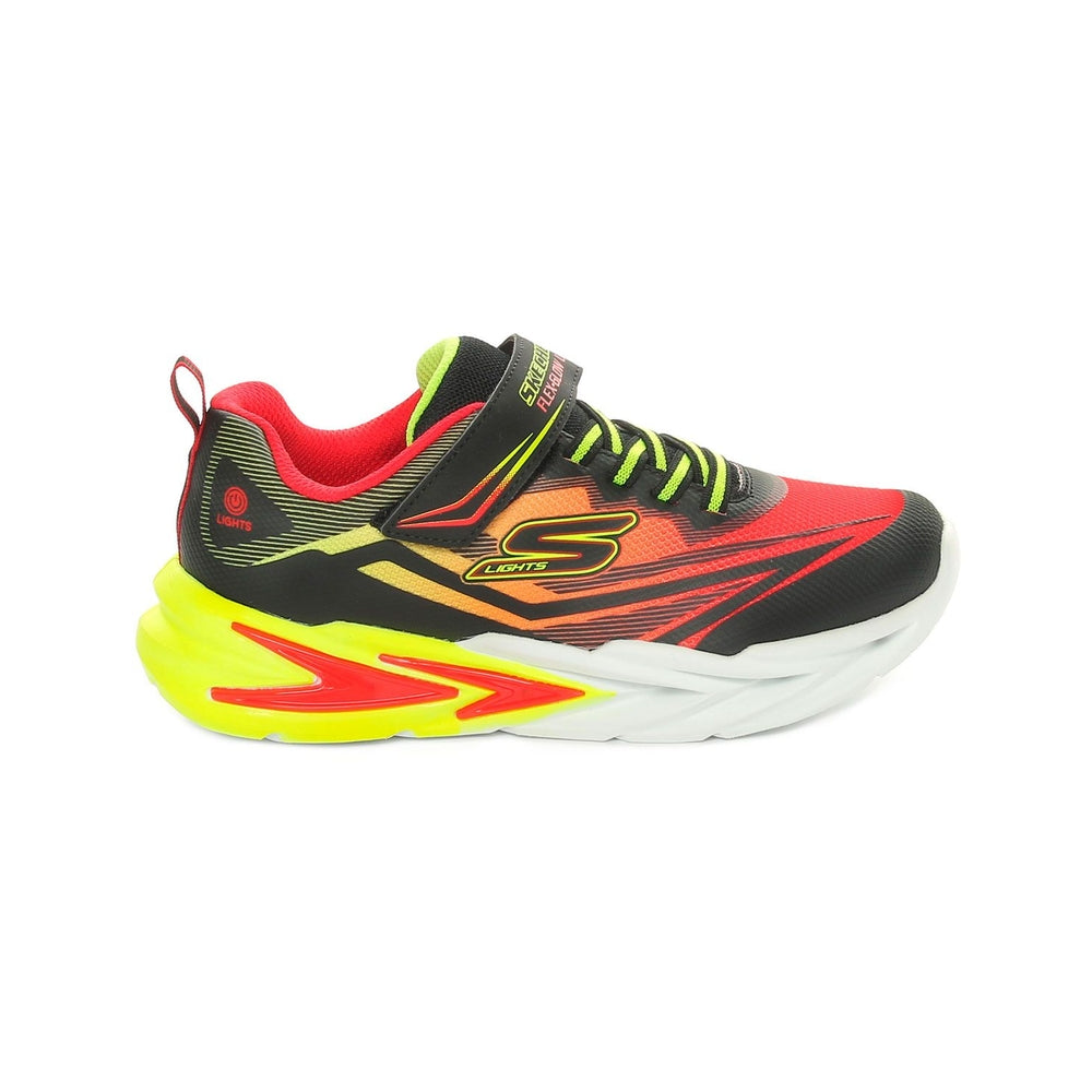 Skechers Kids' Flex Glow Ultra Sport Shoes Black Red 400139L-BKRD
