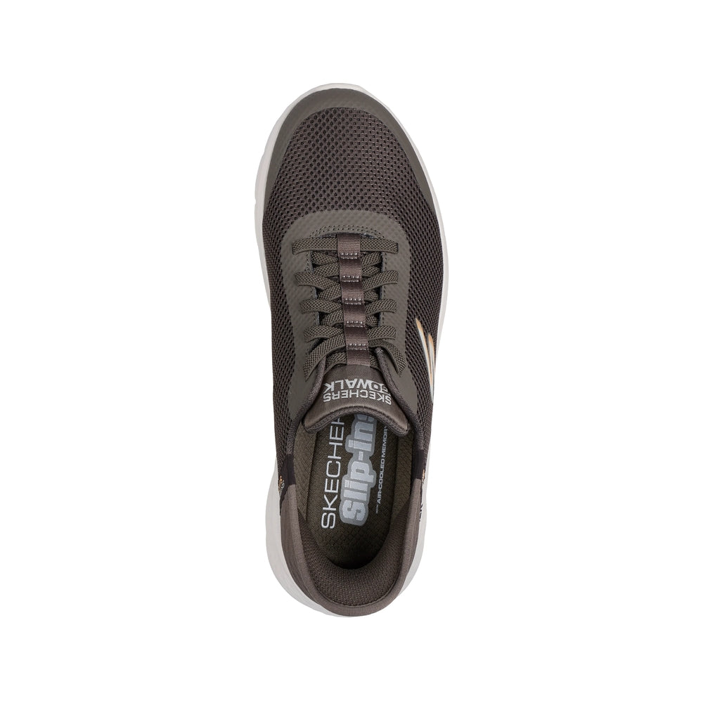 Skechers Scarpe sportive Uomo Gowalk Flex Handsup Brown 216324-BRN