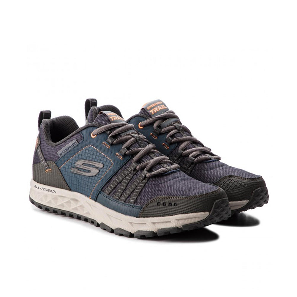 '- ["Nuovo","Scarpe","Scarpe da trekking","Scarpe sportive","Skechers","Sneakers","Uomo"] - Skechers Escape Plan Navy Orange - Lupis SRL