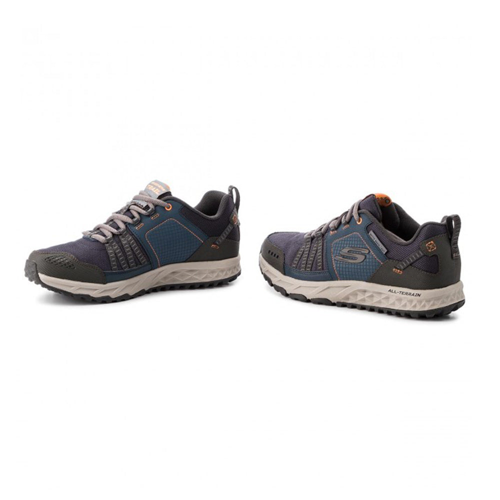 '- ["Nuovo","Scarpe","Scarpe da trekking","Scarpe sportive","Skechers","Sneakers","Uomo"] - Skechers Escape Plan Navy Orange - Lupis SRL