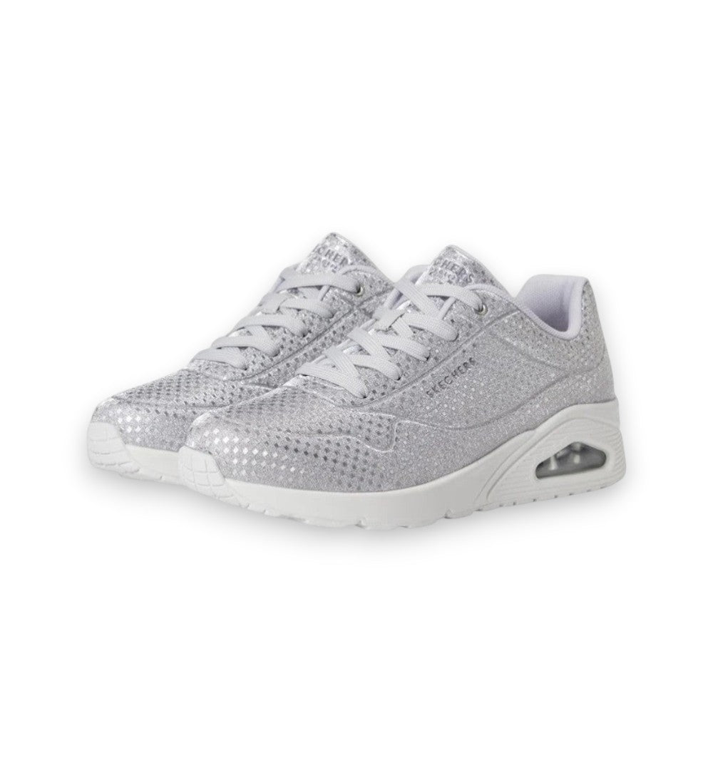 Skechers Scarpe sportive Donna Uno Disconit Silver 177162-SIL