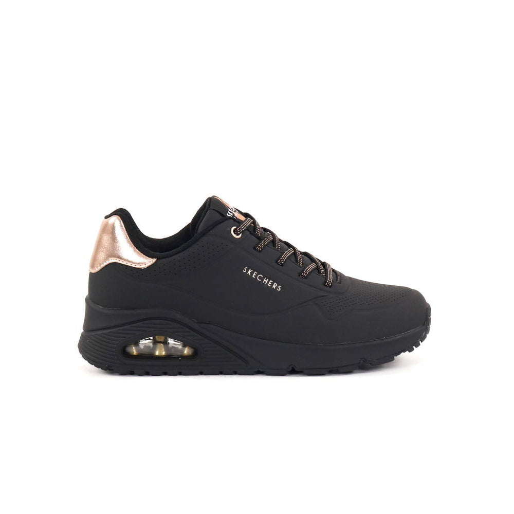 '- ["Donna","Scarpe","Scarpe sportive","Skechers"] - Skechers Uno Shimmer Away Black - Lupis SRL