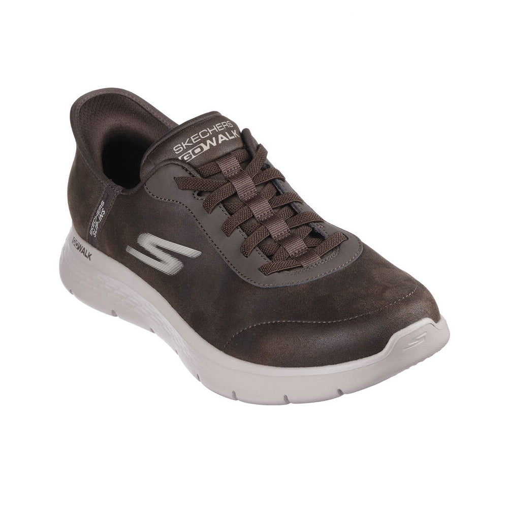 '- ["Nuovo","Scarpe","Scarpe sportive","Skechers","Ultima Taglia","Uomo"] - Skechers Go Walk Flex Smoot Brown - Lupis SRL