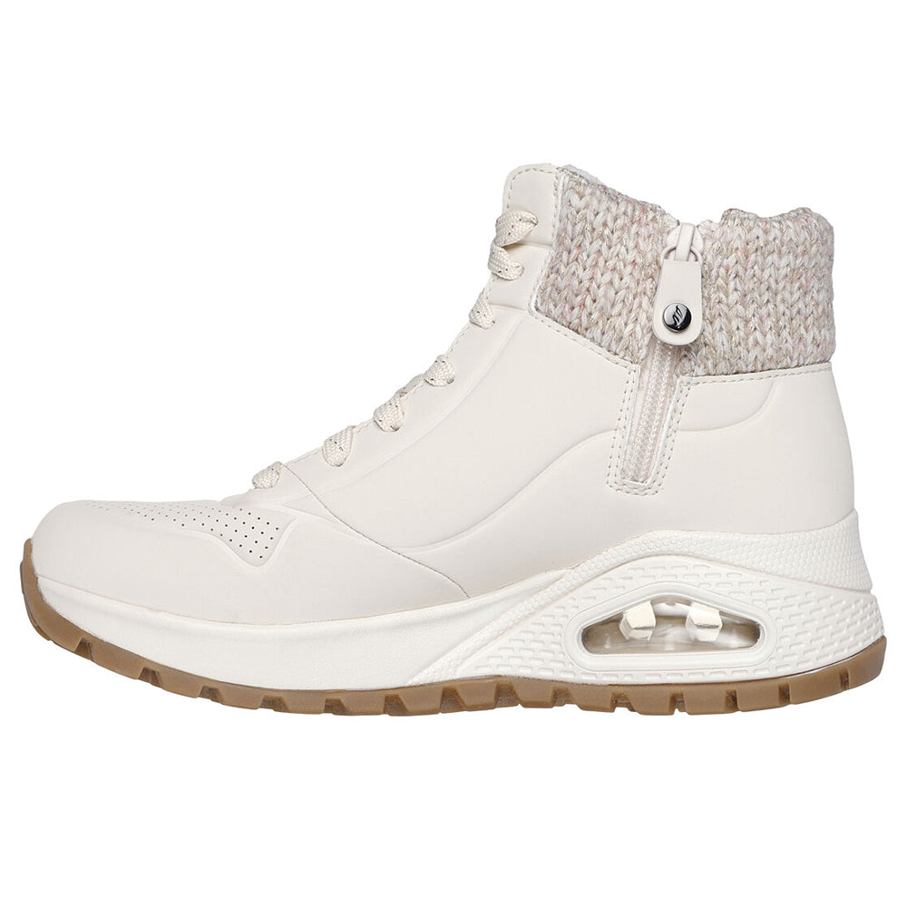 '- ["Donna","Nuovo","Scarpe","Skechers","Stivaletti","Ultima Taglia"] - Skechers Uno Rugged Darling Natural - Lupis SRL