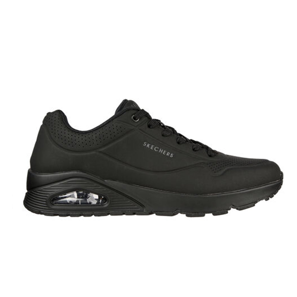 '- ["Nuovo","Scarpe","Scarpe sportive","Skechers","Ultima Taglia","Uomo"] - Skechers Uno Stand On Air Black 52458 - Lupis SRL