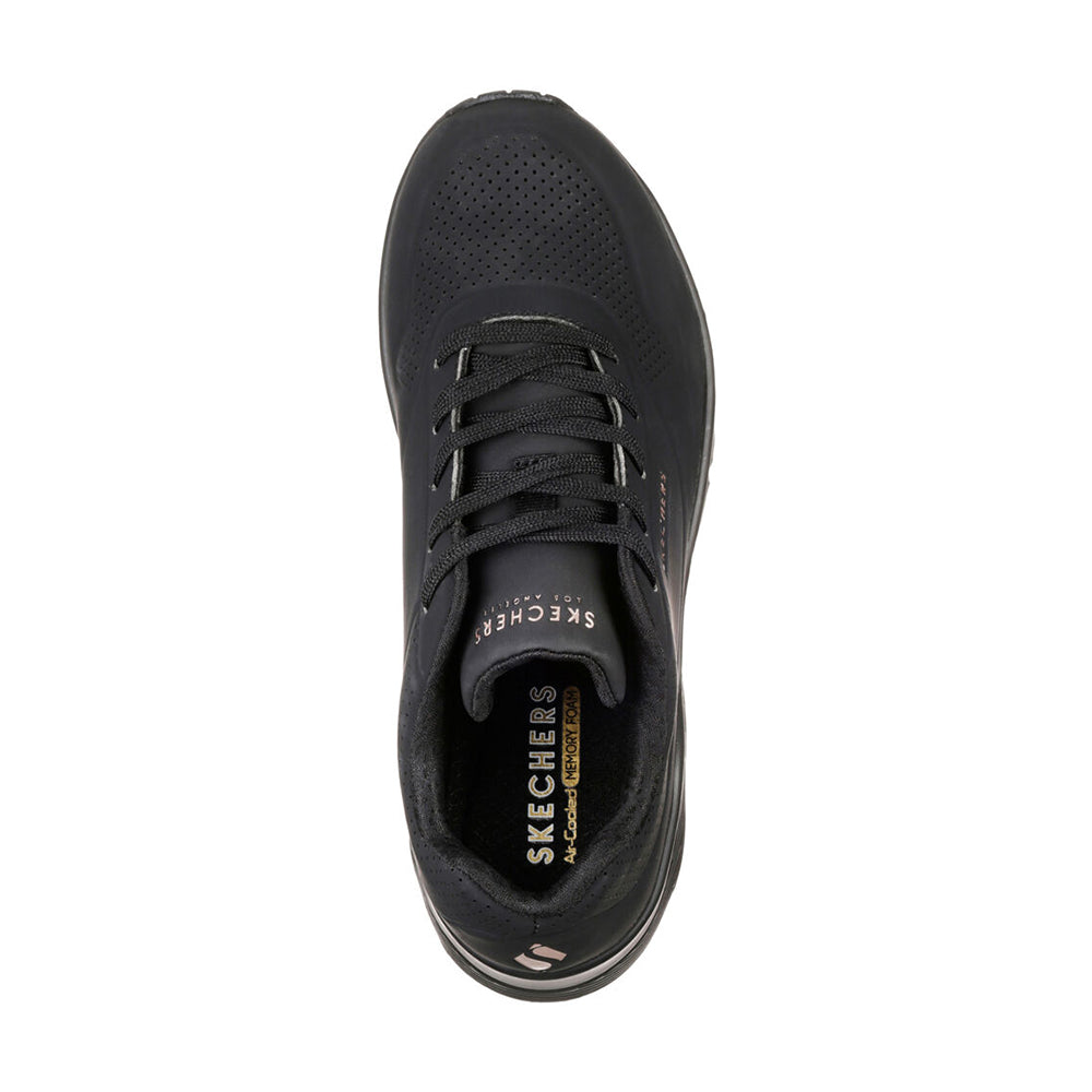 '- ["Donna","Nuovo","Scarpe","Scarpe sportive","Skechers","Ultima Taglia"] - Skechers Uno Stand On Air Black 73690 - Lupis SRL