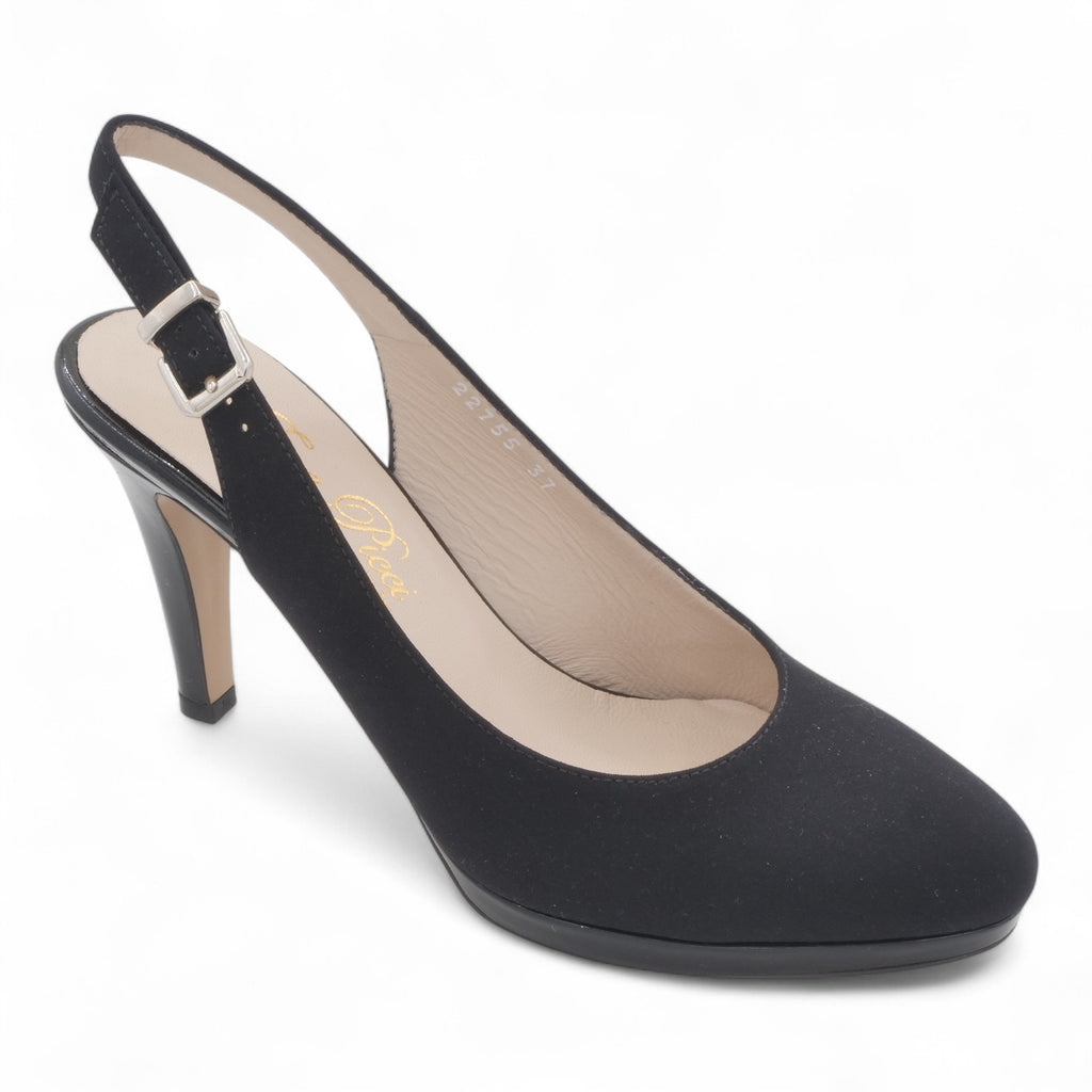 '- ["Artigianato","Donna","Eva Picci","Scarpe","Slingback","Tacco"] - Slingback Da Donna Eva Picci Slingback 22755 Nicole Nero - Lupis SRL