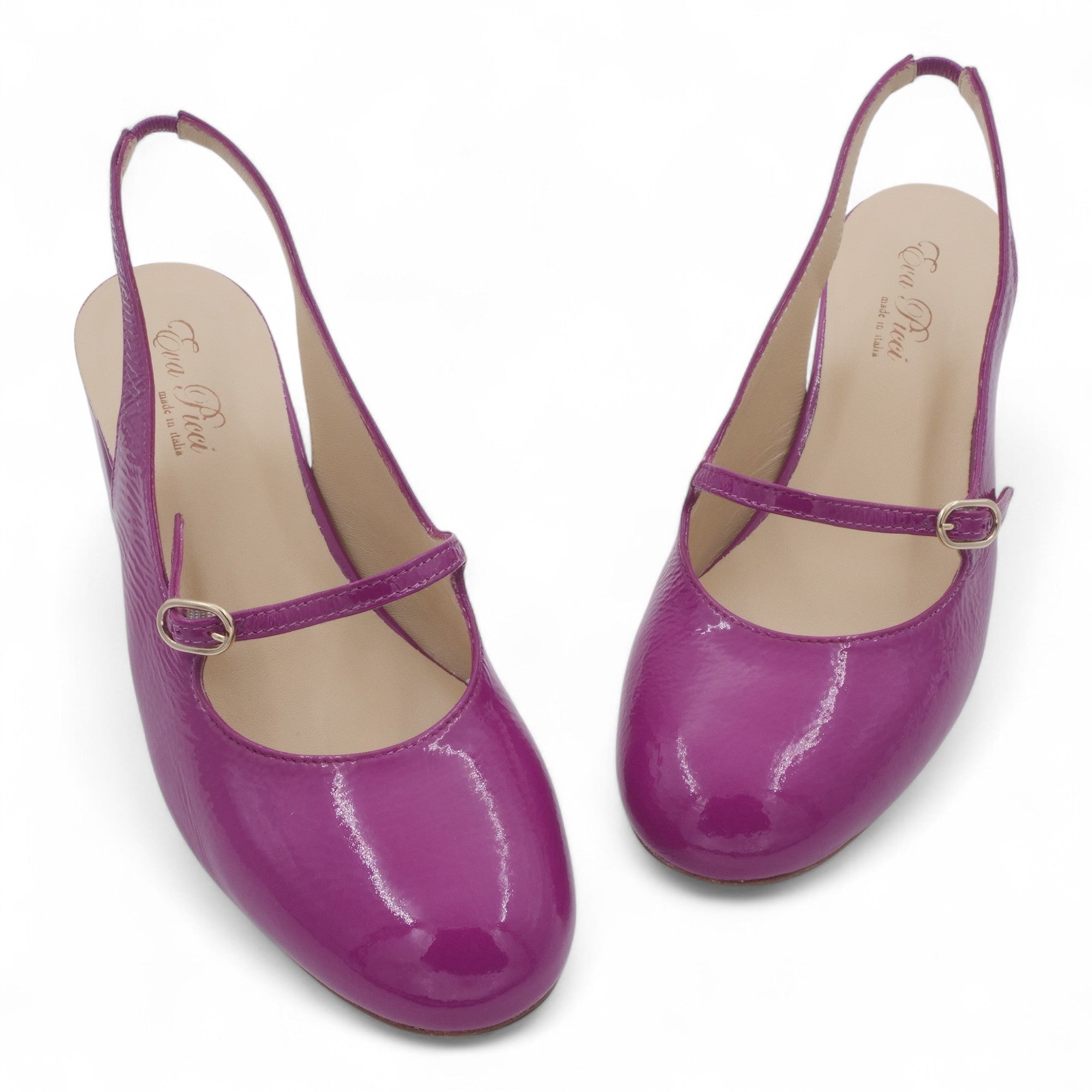 '- ["Artigianato","Donna","Eva Picci","PE25","Scarpe","Slingback","Tacco"] - Slingback da Donna Eva Picci Orchidea T.55 CH2554 - Lupis SRL