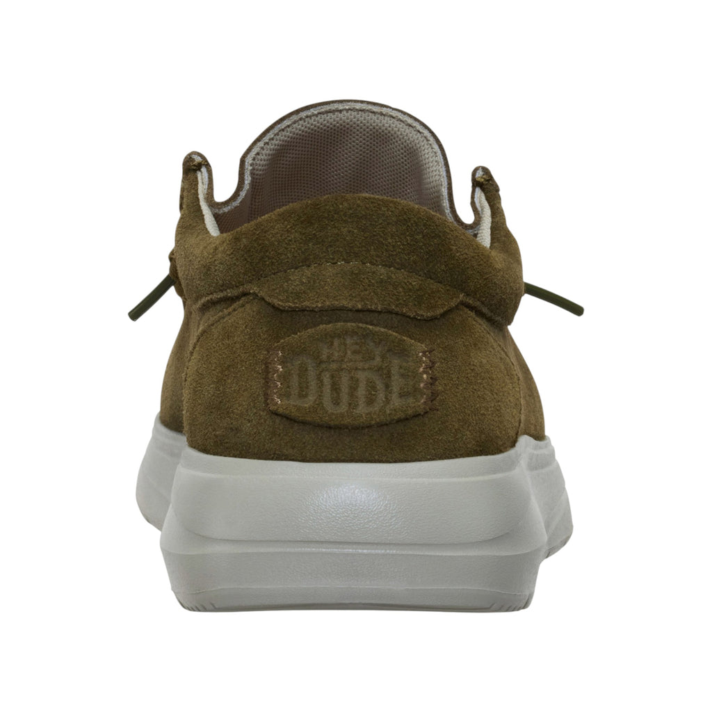 '- ["FW25","HEYDUDE","Scarpe","Scarpe sportive","Slip-on","Uomo"] - Slip On HEYDUDE Wally Comf Suede Dark Olive Stone Grey 41975-3AF - Lupis SRL