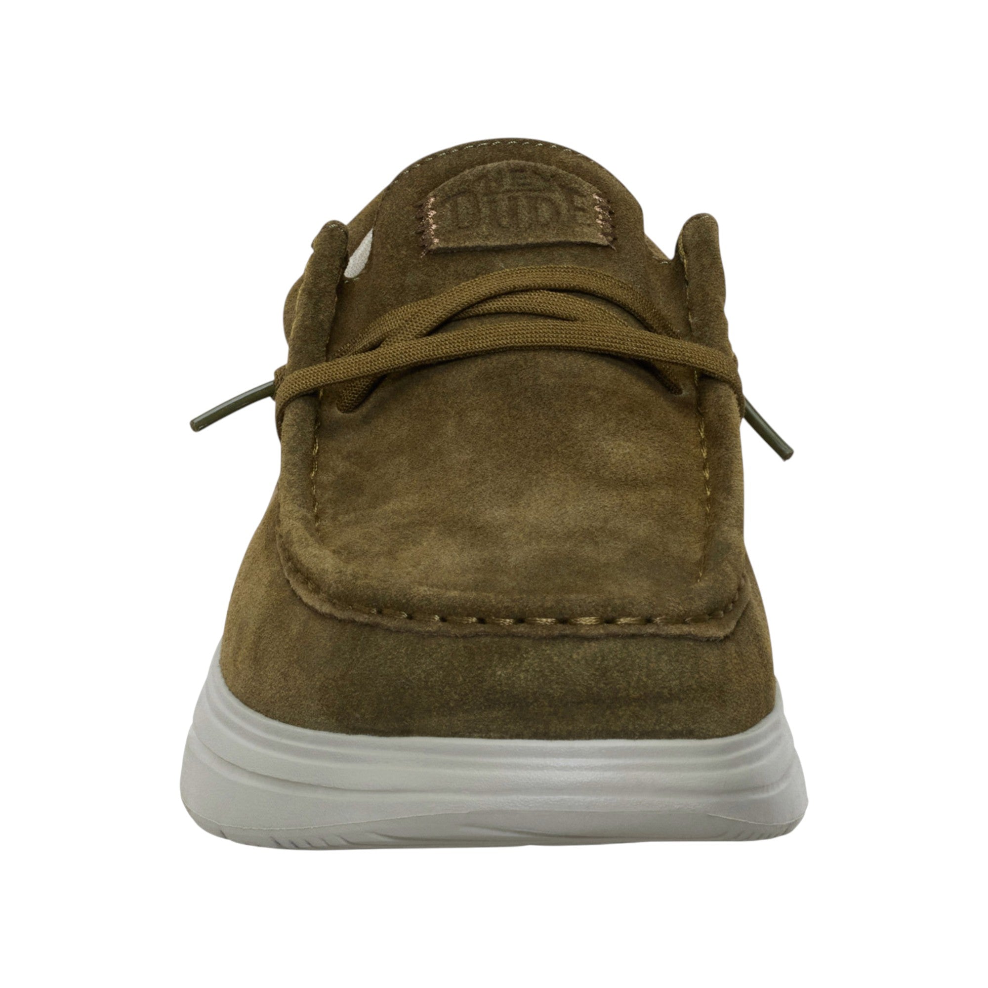 '- ["FW25","HEYDUDE","Scarpe","Scarpe sportive","Slip-on","Uomo"] - Slip On HEYDUDE Wally Comf Suede Dark Olive Stone Grey 41975-3AF - Lupis SRL