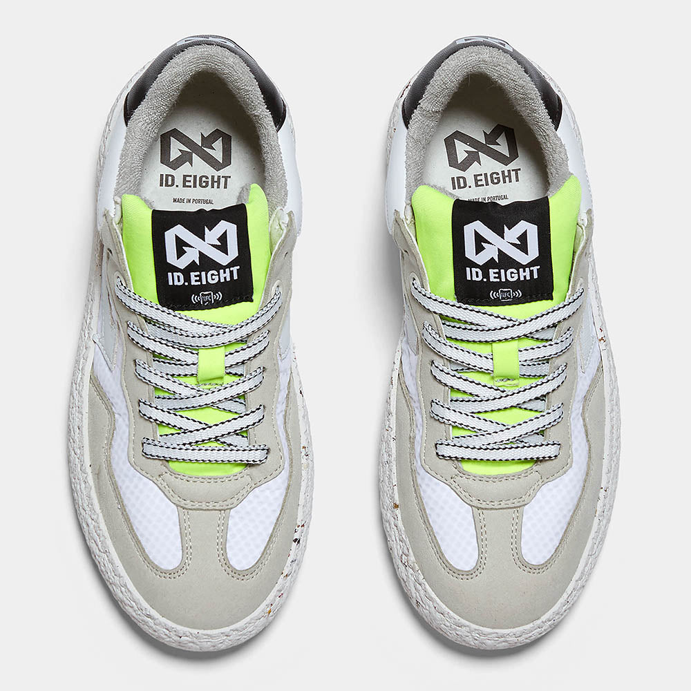 '- ["Id.Eight","PE25","Scarpe","Scarpe sportive","Sneakers","Ultima Taglia","Uomo"] - Sneakers Id.Eight Uriduri White Crinkle - Lupis SRL