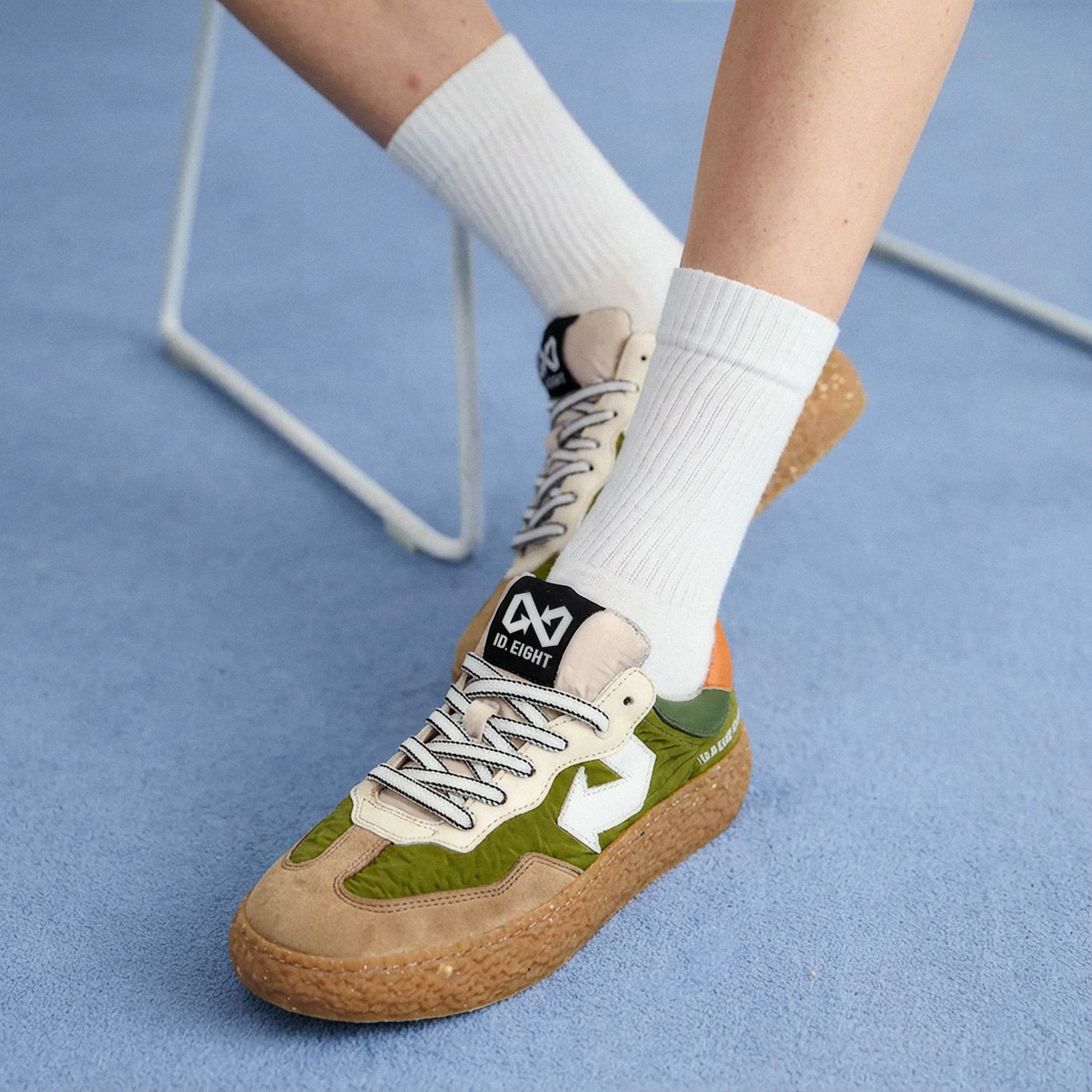 Unisex Id.Eight Uriduri Recycled Olive Green Sneakers URI-OLG