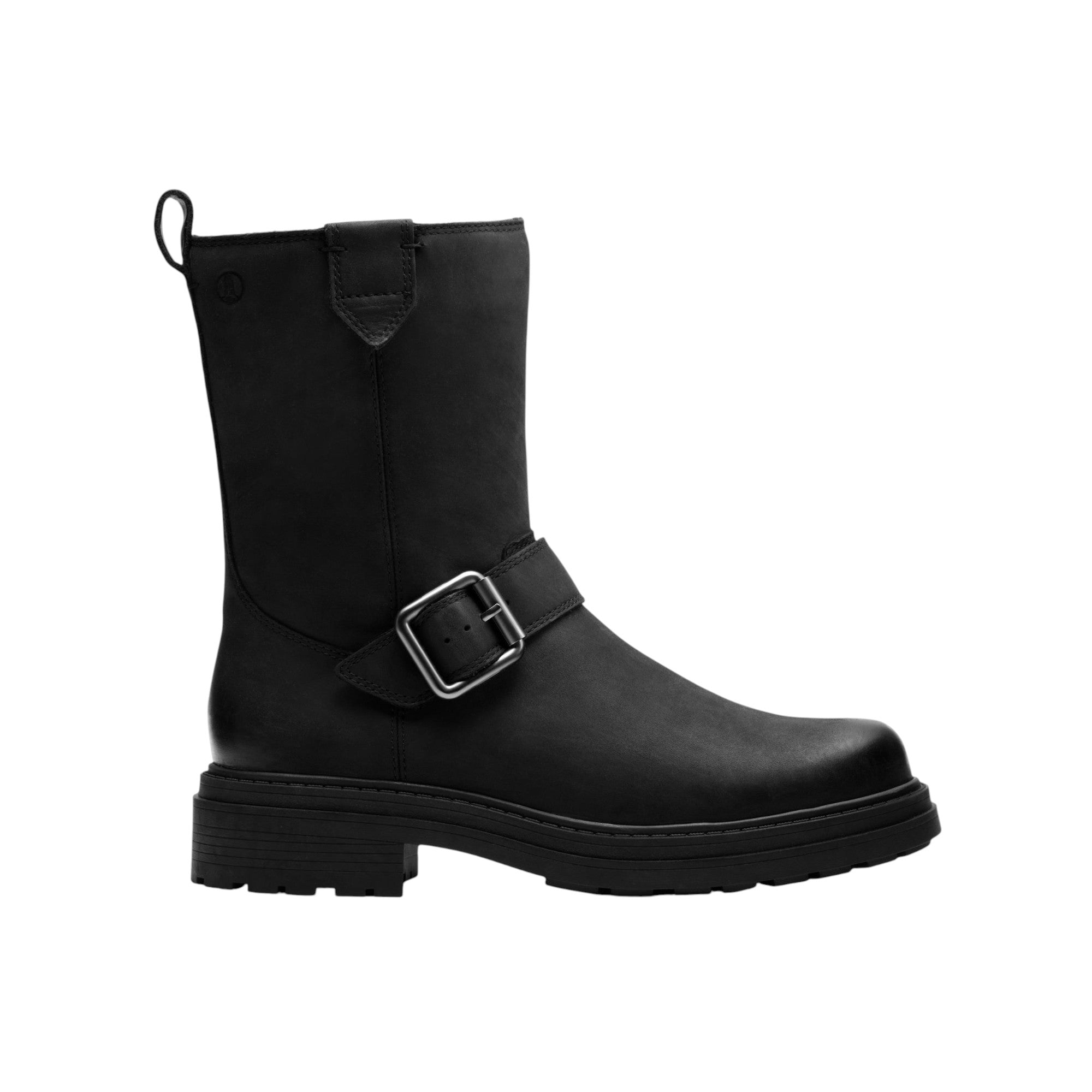 Clarks Orinoco3 Bay Dark Gray Leather Women's Ankle Boots 26183953