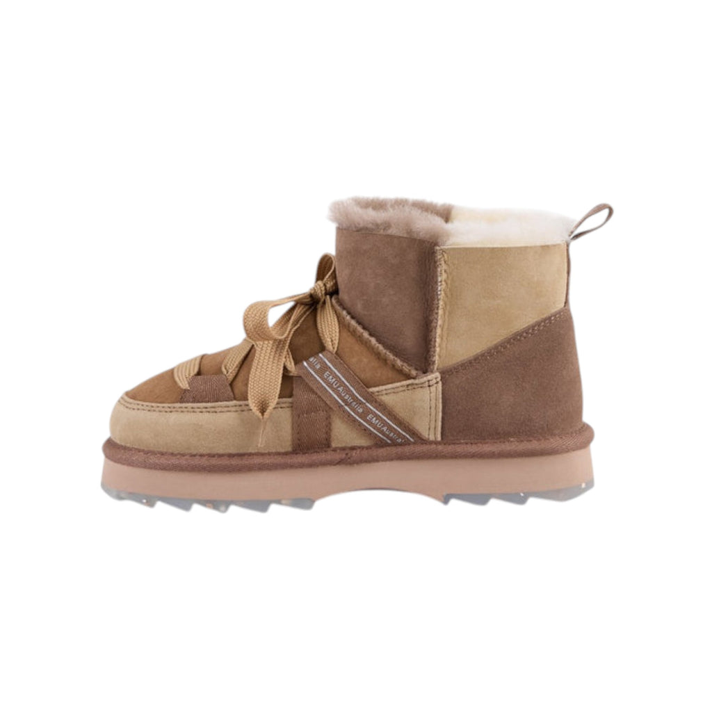 '- ["Donna","Emu","FW25","Scarpe","Stivaletti"] - Stivaletti Donna Emu Blurred Micro Patchwork Mushroom W13195-MUSH - Lupis SRL