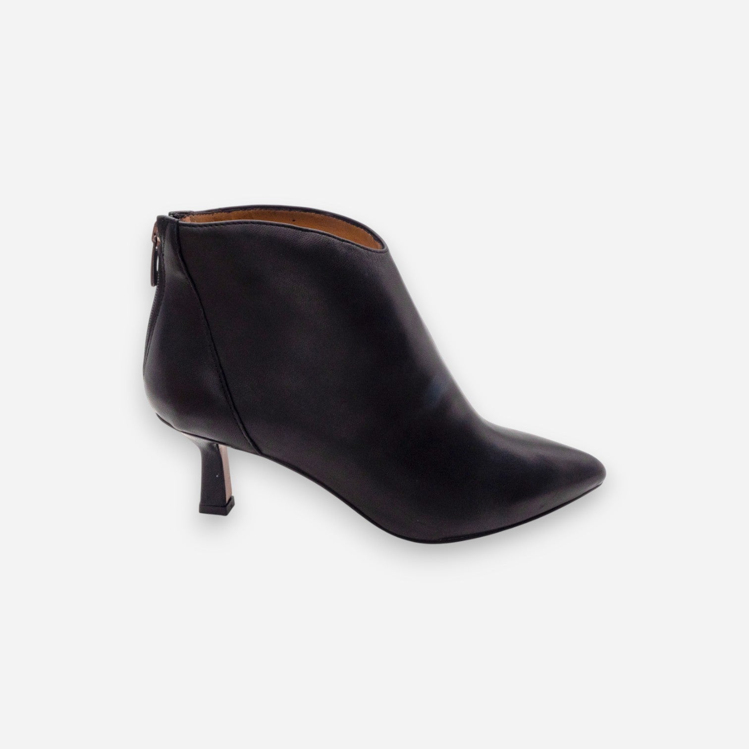Eva Picci Women's Ankle Boots in Black Nappa Leather AMY