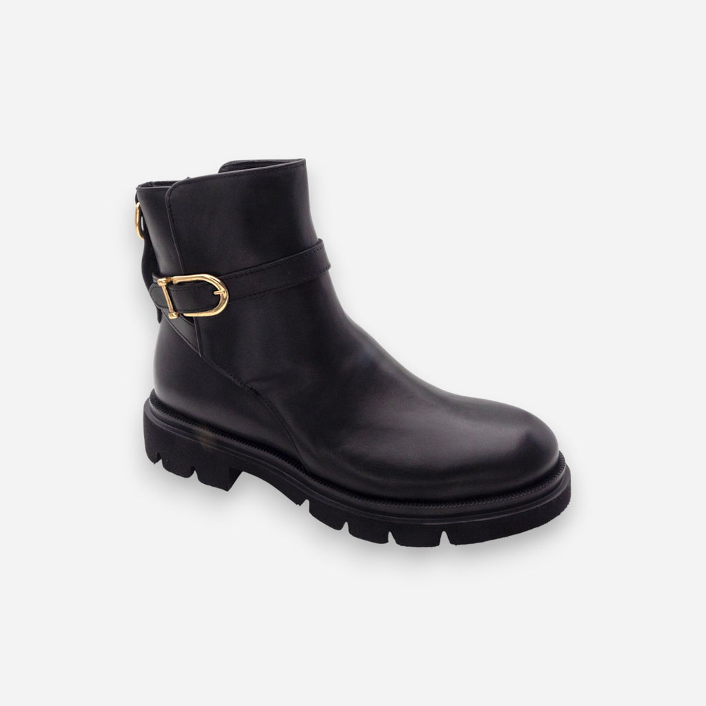 Stivaletti Donna Gianni Crasto Nature Pelle Nero 7690