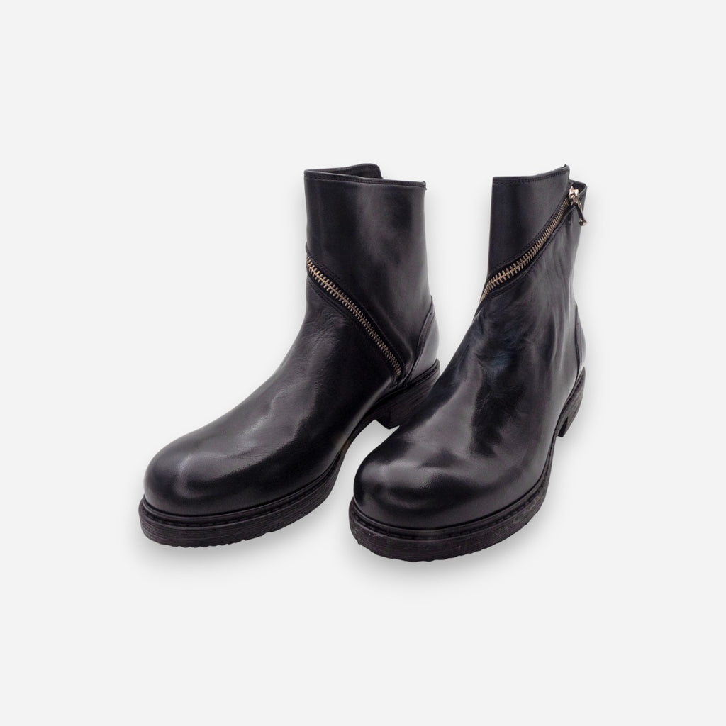 JP/DAVID Papua Women's Ankle Boots in Black Leather 32525/1