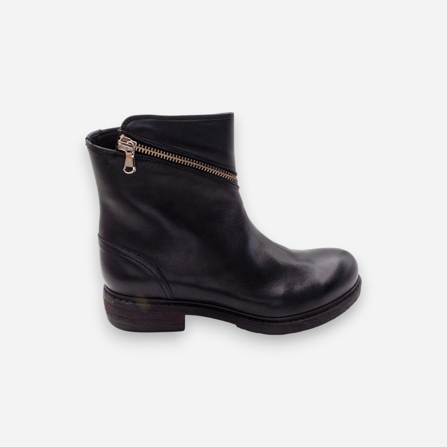 JP/DAVID Papua Women's Ankle Boots in Black Leather 32525/1