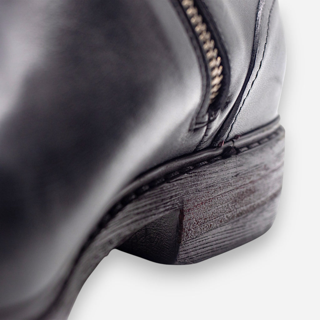 JP/DAVID Papua Women's Ankle Boots in Black Leather 32525/1