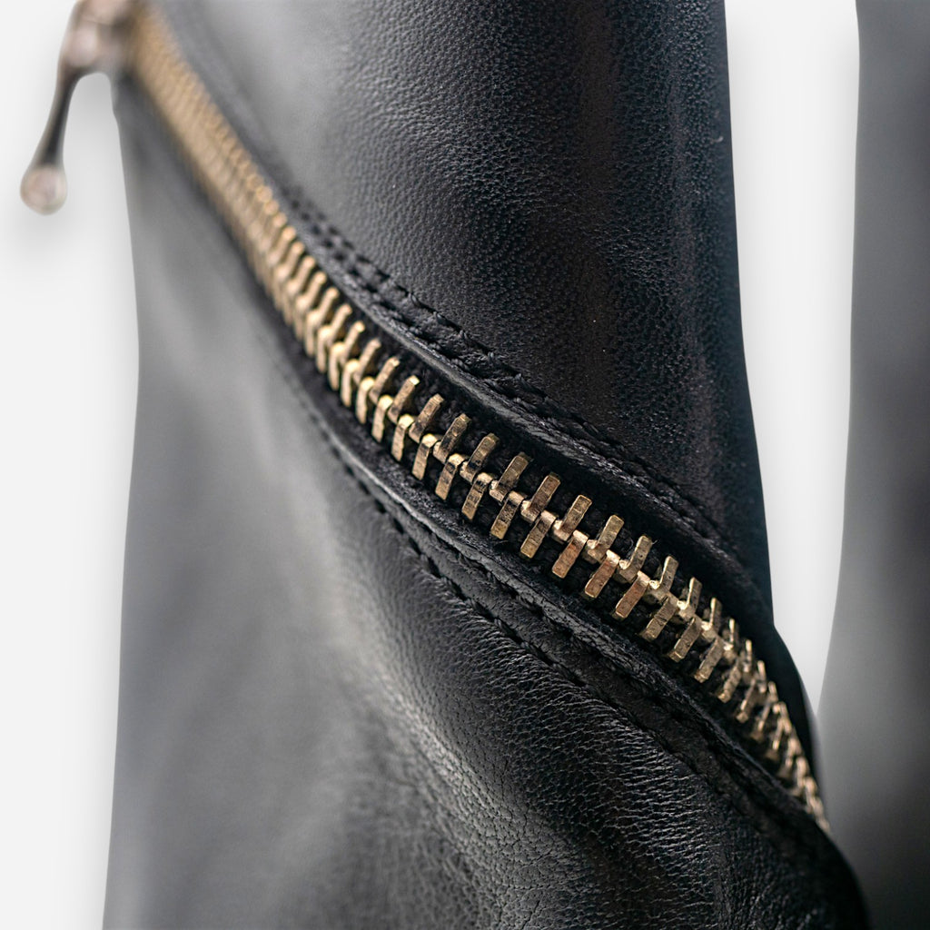 JP/DAVID Papua Women's Ankle Boots in Black Leather 32525/1